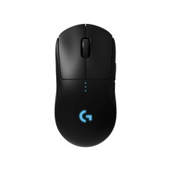 Logitech PRO/Herní/Optická/25 600 DPI/Bezdrátová USB/Černá