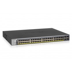 NETGEAR 48xGB PoE+ Smart Pro Switch,4 SFP, GS752TP