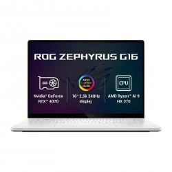 ASUS ROG Zephyrus G16/GA605WI/AI9-HX370/16"/2560x1600/32GB/2TB SSD/RTX 4070/W11H/White/2R