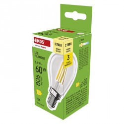 EMOS LED FLM MINI GL 5,9W(60W) 806lm E14 WW