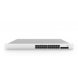 Cisco Meraki MS210-24P 1G L2 Cld-Mngd 24x GigE 370W PoE Switch