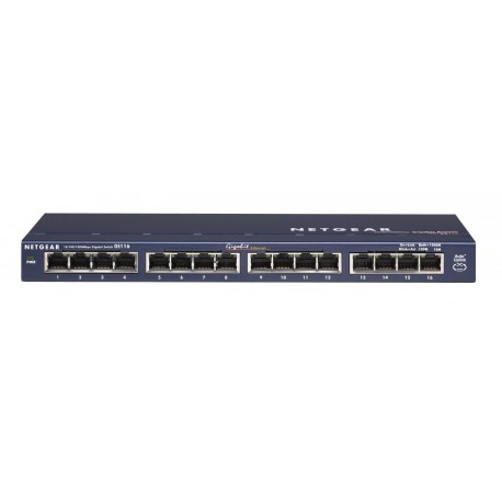 NETGEAR ProSAFE  16-port Gigabit Ethernet Switches, Rack-mountable, JGS516