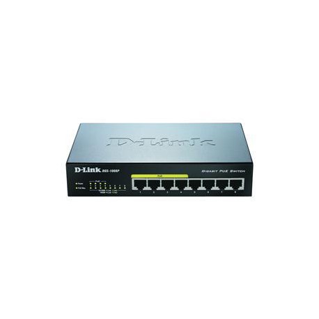 D-Link DGS-1008P 8x 1000 Desktop Switch,4PoE port