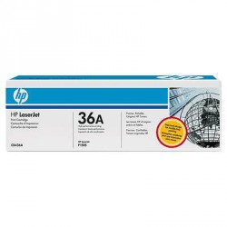 HP tisková kazeta černá, 2-pack CB436AD